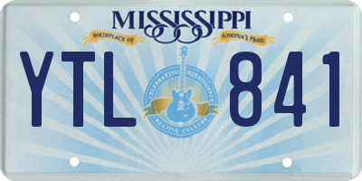 MS license plate YTL841