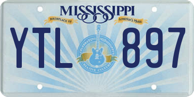 MS license plate YTL897