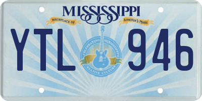 MS license plate YTL946