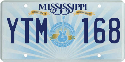 MS license plate YTM168