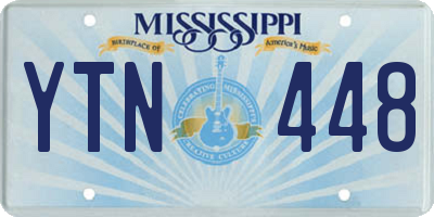 MS license plate YTN448