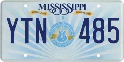 MS license plate YTN485