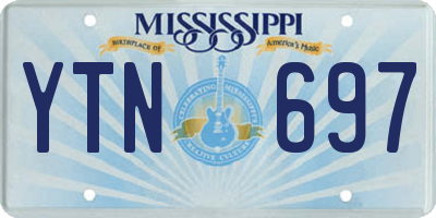 MS license plate YTN697
