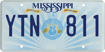 MS license plate YTN811