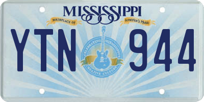 MS license plate YTN944