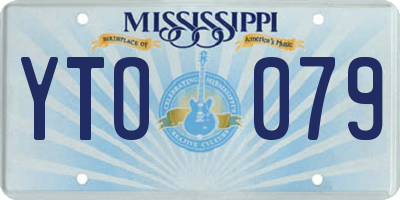 MS license plate YTO079