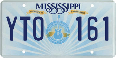MS license plate YTO161