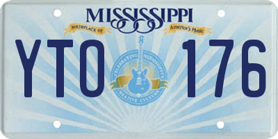 MS license plate YTO176