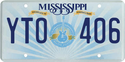 MS license plate YTO406