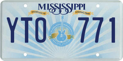 MS license plate YTO771