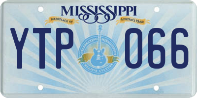 MS license plate YTP066