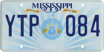 MS license plate YTP084