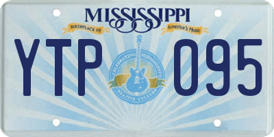 MS license plate YTP095