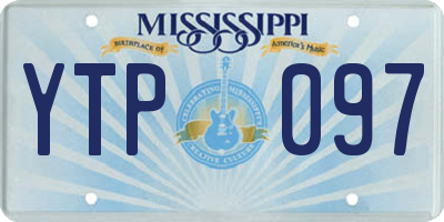 MS license plate YTP097
