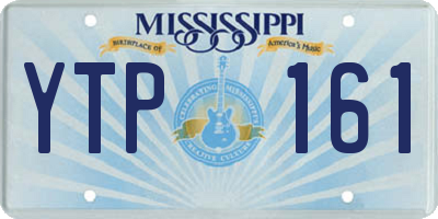 MS license plate YTP161
