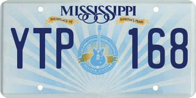 MS license plate YTP168