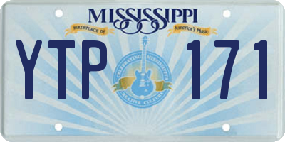 MS license plate YTP171