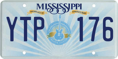 MS license plate YTP176