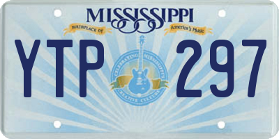 MS license plate YTP297