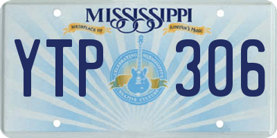 MS license plate YTP306