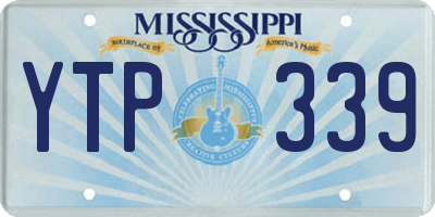 MS license plate YTP339