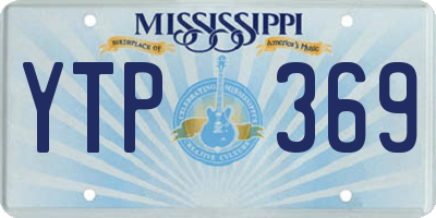MS license plate YTP369