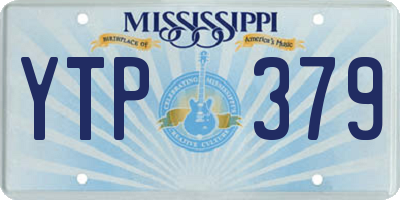 MS license plate YTP379
