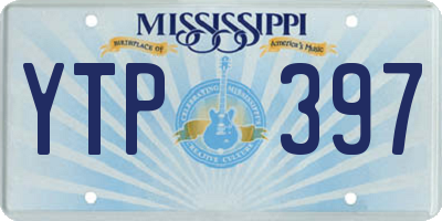 MS license plate YTP397