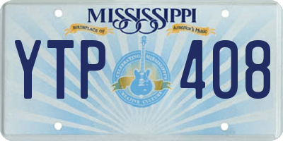 MS license plate YTP408