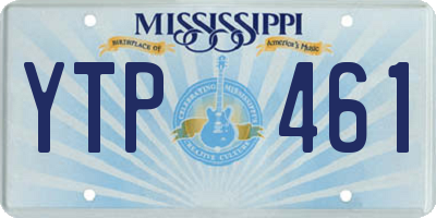 MS license plate YTP461