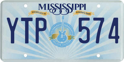 MS license plate YTP574