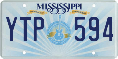 MS license plate YTP594