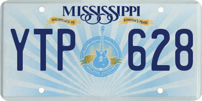 MS license plate YTP628
