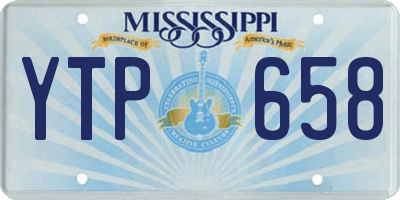 MS license plate YTP658