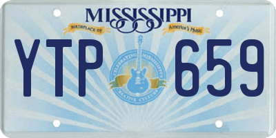 MS license plate YTP659
