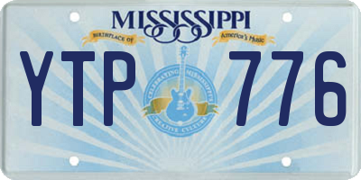 MS license plate YTP776