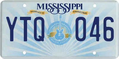 MS license plate YTQ046