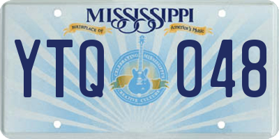 MS license plate YTQ048