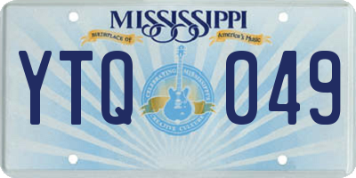 MS license plate YTQ049