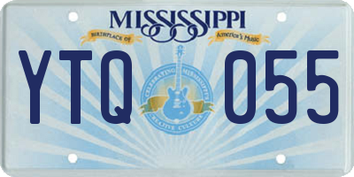 MS license plate YTQ055