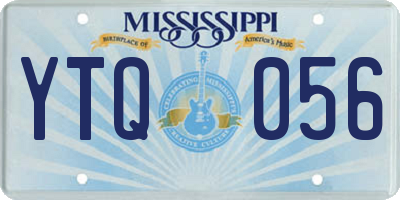 MS license plate YTQ056