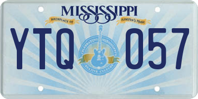 MS license plate YTQ057