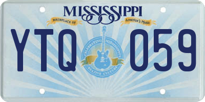 MS license plate YTQ059