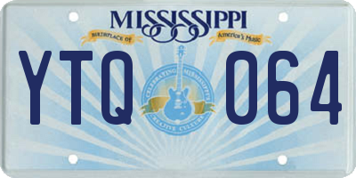 MS license plate YTQ064