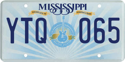 MS license plate YTQ065