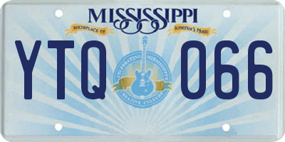 MS license plate YTQ066