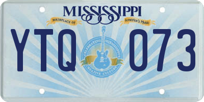 MS license plate YTQ073