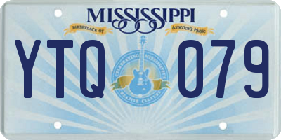 MS license plate YTQ079