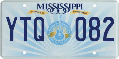 MS license plate YTQ082