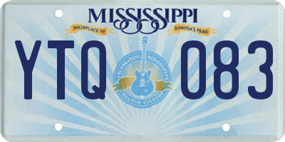 MS license plate YTQ083